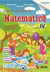 Caiet de pregatire la Matematica pentru clasa a 4-a, semestrul 1- Liliana Briceag (ISBN: 9786067271843)