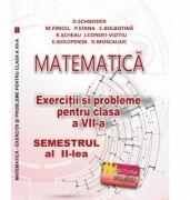 Matematica. Exercitii si probleme clasa a 7-a Semestrul al 2-lea - Delia Schneider (ISBN: 9786060540199)