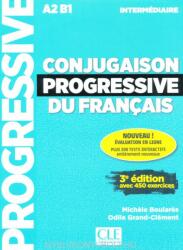 Conjugaison progressive du français - Niveau intermédiaire (A2/B1) - Livre + CD + Appli-web - 3eme édition (2020)