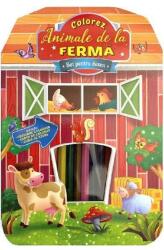 Colorez animale de la ferma. Set pentru desen - Brijbasi (ISBN: 9786068555706)