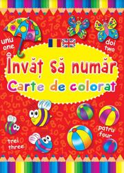 Invat sa numar. Carte de colorat romano-engleza - Brown Watson (ISBN: 9786067131550)