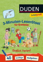 3-Minuten-Leserätsel für Erstleser: Endlich Ferien! - Susanna Moll, Sebastian Coenen (2017)