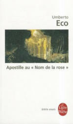 Apostille Au Nom de La Rose - U. Eco (ISBN: 9782253044147)