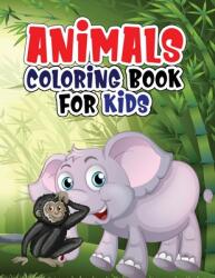 Animals coloring book for kids: Coloring book with jungle and domestic animals made with professional graphics for girls boys and beginners of all ag (ISBN: 9782579083783)