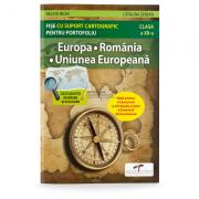 Europa. Romania. Uniunea Europeana. Fise cu suport cartografic pentru portofoliu - Nela Burcea, Catalina Serban (ISBN: 9786065283404)