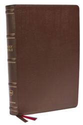 NKJV, Large Print Verse-by-Verse Reference Bible, Maclaren Series, Genuine Leather, Brown, Comfort Print - Thomas Nelson (ISBN: 9780785242185)