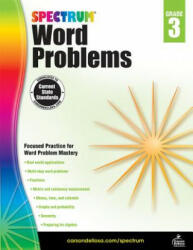 Spectrum Word Problems Grade 3 (ISBN: 9781624427299)