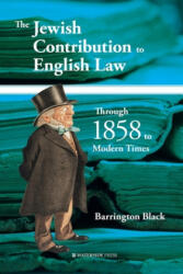 Jewish Contribution to English Law - Barrington Black (ISBN: 9781914603037)