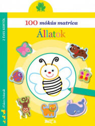 100 mókás matrica - Állatok (ISBN: 9789634373377)