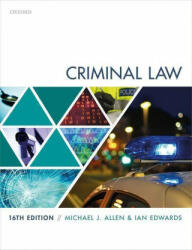 Criminal Law (ISBN: 9780198869931)