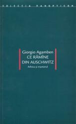 Ce ramine din Auschwitz - Giorgio Agamben (ISBN: 9789737913548)