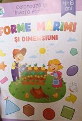 Forme, marimi si dimensiuni. Coloreaza si invata forme, 4-6 ani - Sveta Albu (ISBN: 9789975330602)