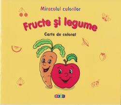 Fructe și legume. Carte de colorat (ISBN: 9789975545853)