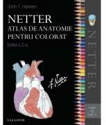 Netter Atlas de anatomie pentru colorat (editia a doua) - Frank H. Netter, John T. Hansen (ISBN: 9786068043432)