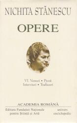 Nichita Stănescu. Opere (Vol. VI) Versuri. Proză. Interviuri. Traduceri (ISBN: 2055000216850)