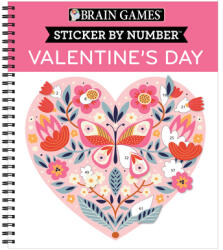 Brain Games - Sticker by Number: Valentine's Day (ISBN: 9781645589105)