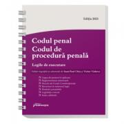 Codul penal. Codul de procedura penala. Legile de executare. Actualizat 6 septembrie 2021 - Spiralat - Ioan-Paul Chis, Victor Vaduva (ISBN: 9786062718503)