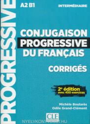Conjugaison progressive du francais - Niveau intermédiaire - Corrigés - 2e édition (2018)