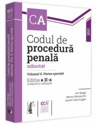 Codul de procedura penala adnotat. Partea speciala. Editia a II-a, revazuta si adaugita - 2021 - Ion Neagu, Mircea Damaschin, Andrei Viorel Iugan (ISBN: 9786063907548)