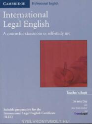 International Legal English Teacher's Book 1st Edition (ISBN: 9780521685566)