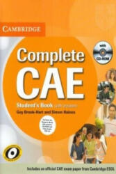 Complete CAE Student's Book Pack (Student's Book with Answer (ISBN: 9780521698443)