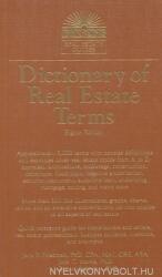 Barron's Dictionary of Real Estate Terms (ISBN: 9781438001463)