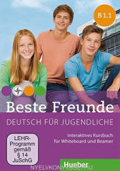 Beste Freunde B1. 1 Interaktives Kursbuch fur Whiteboard und Beamer. DVD-ROM Deutsch fur Jugendliche - Manuela Georgiakaki, Elisabeth Graf-Riemann, Anja Schumann, Christiane Seuthe (ISBN: 9783194310537)