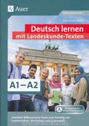 Deutsch lernen mit Landeskunde - Texten A1 - A2 (ISBN: 9783403083122)