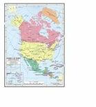 Harta de America de Nord A4 - plastifiata (ISBN: 9789733033530)