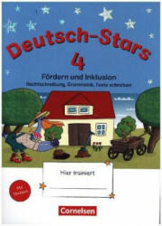 Deutsch-Stars 4. Schuljahr. Fördern und Inklusion - Übungsheft. Mit Lösungen - Barbara Eiband, Eva Nagai (ISBN: 9783060848119)