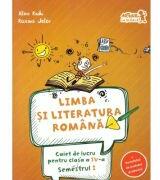 Caiet de lucru la Limba si literatura romana conform programei pentru clasa a 4-a, semestrul 1 - Roxana Jeler (ISBN: 9786067103809)