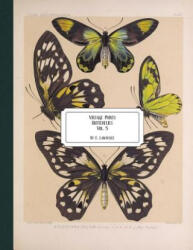 Vintage Prints: Butterflies: Vol. 5 - E. Lawrence (ISBN: 9781726272193)
