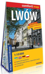 Lwów térkép, Lemberg térkép fóliás Comfort térkép ExpressMap 1: 10 000 Lviv térkép, Lvov térkép Ukrajna (ISBN: 9788381900829)