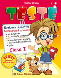 TESTE. Evaluare sumativa. Concursuri scolare Clasa 1 - Rodica Dinescu (ISBN: 9789731231945)
