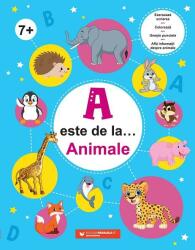 A este de la… Animale (7 ani+). Exerseaza scrierea, coloreaza, uneste punctele si afla informatii despre animale (ISBN: 9789734734276)