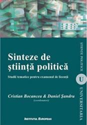 Sinteze de stiinta politica - Cristian Bocancea, Daniel Sandru (ISBN: 9789736118500)