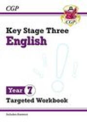 New KS3 English Year 7 Targeted Workbook (with answers) - CGP Books (ISBN: 9781789087833)