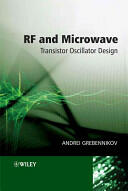 RF and Microwave Transistor Oscillator Design - Andrei Grebennikov (ISBN: 9780470025352)