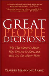Great People Decisions - Claudio Fernan Araoz (ISBN: 9780470037263)