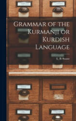 Grammar of the Kurmanji or Kurdish Language - E. B. Soane (ISBN: 9781013891328)