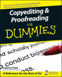 Copyediting and Proofreading for Dummies - Suzanne Gilad (ISBN: 9780470121719)