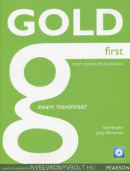 Sally Burgess, Jacky Newbrook: Gold First Exam Maximiser without key + Audio CD (2012)