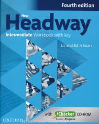 New Headway Intermediate Workbook with Key Fourth Edition + iChecker CD-rom - John Soars, Liz Soars (2012)