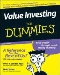 Value Investing For Dummies 2e - Peter J. Sander, Janet Haley (ISBN: 9780470232224)