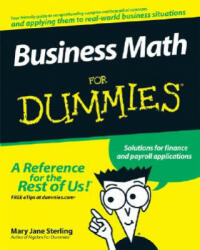 Business Math For Dummies - Mary Jane Sterling (ISBN: 9780470233313)