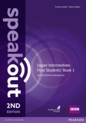 Speakout Upper Intermediate 2nd Edition Flexi Students' Book 1 with MyEnglishLab Pack - Steve Oakes (2016)