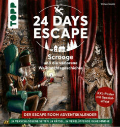 24 DAYS ESCAPE - Der Escape Room Adventskalender: Scrooge und die verlorene Weihnachtsgeschichte. SPIEGEL Bestseller Autor - Jürgen Blankenhagen (ISBN: 9783772445576)