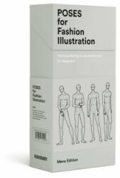 Poses for Fashion Illustration - Mens (Card Box) - Fashionary (ISBN: 9789887711124)