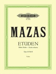 Mazas, Jacques-Féréol: Études brillantes II (ISBN: 9790014008246)