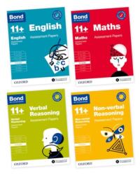 Bond 11+: Bond 11+ English, Maths, Non-verbal Reasoning, Verbal Reasoning Assessment Papers 8-9 years Bundle - Bond 11+ (ISBN: 9780192779885)
